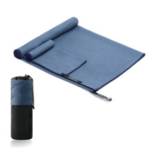 Microvezelhanddoek voor strand en vakantie, sneldrogende, superabsorberende, lichtgewicht badhanddoeken voor zwemmen en fitness.
