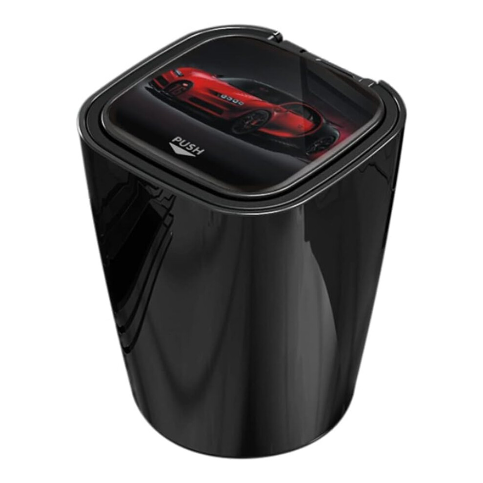 Portable Car Ashtray With Lid, Vehicle Ashtray Compatible With Ford Ecosport Fiesta Escape Mondeo Black 9339159799611