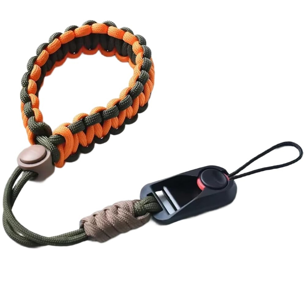 Camera Wrist Strap Quick Release For Most Dslr Accessories Handwoven Rope Belt Orange 9339159799857