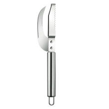 Stainless Steel Fish Scale Remover Scraper Set For Home Kitchen, 2Piece, Fish Belly Knife