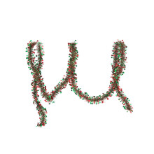 Guirlanda de enfeites brilhantes para decoração de casa, guirlanda metálica com glitter para pendurar, ideal para festas de casamento (6 peças)