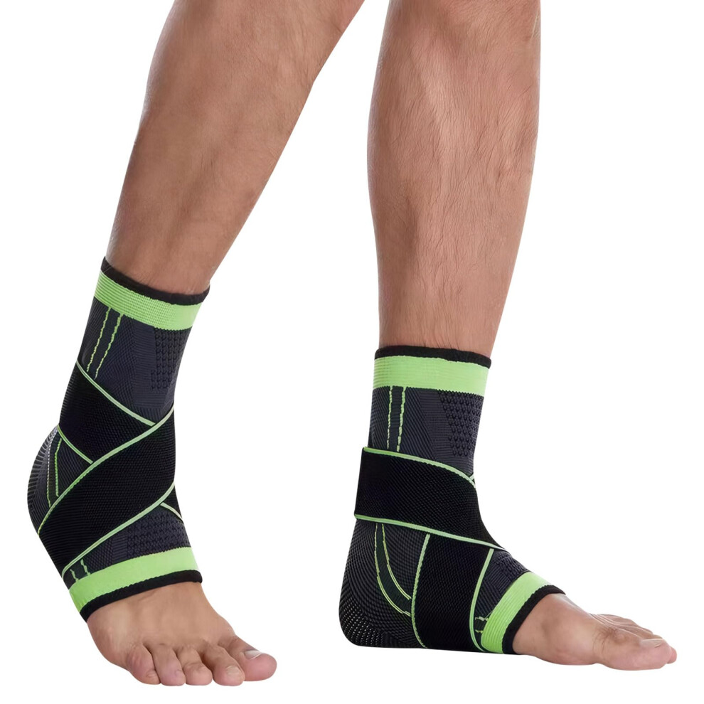 Adjustable Ankle Brace M Size  Foot Bandage for Stabilization, Right Ankle Brace