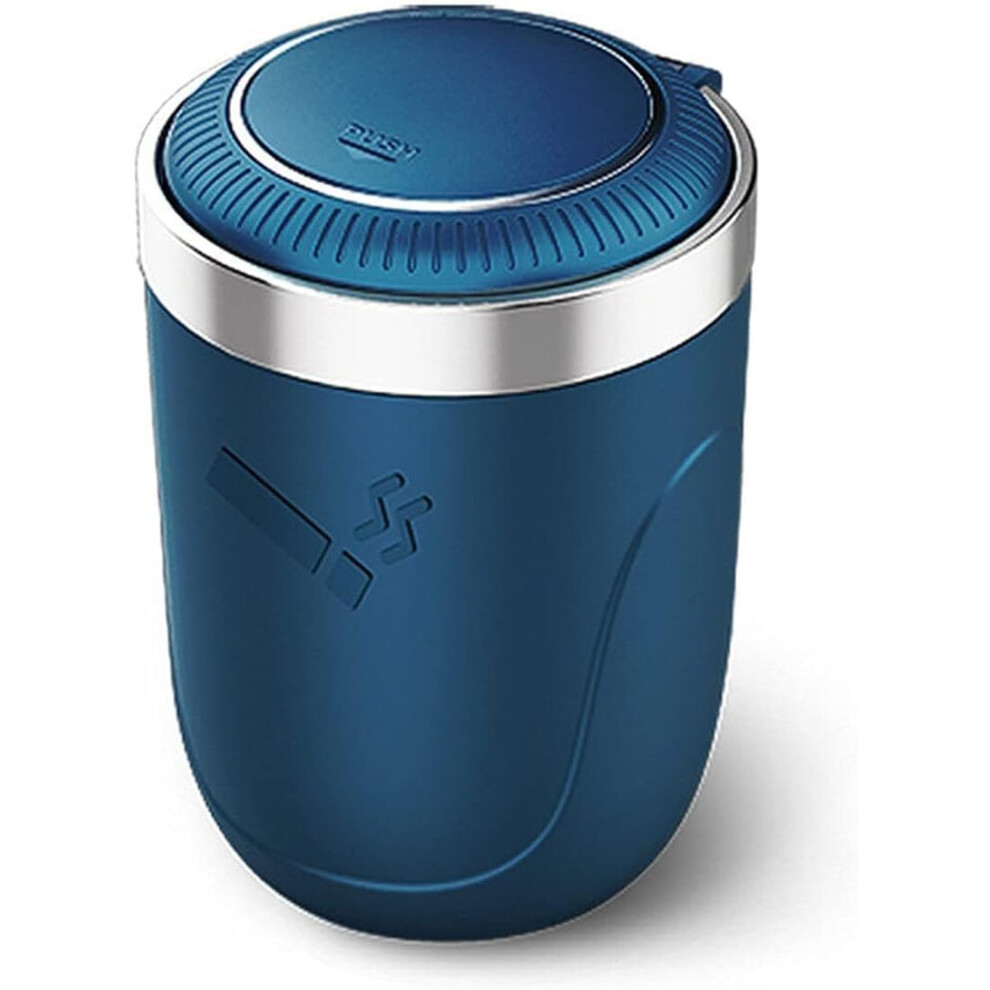 Car Ashtrays With Lid Odor Proof Easy Clean Portable Blue 9119770348654