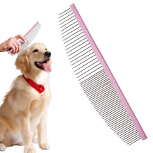 Pet Grooming Comb BearShaped Cleaning Brush For Dogs And Cats Pink Puppy And Kitten Home Bath