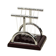 Pêndulo de Newton elegante, ferramenta educacional com demonstração de transferência de energia, ideal para decoração de mesa de escritório ou