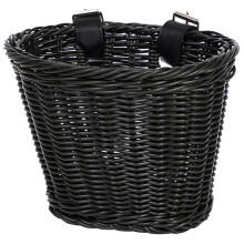 Waterproof woven front basket for kids' bikes, bicycle basket, handlebar basket, easy installation