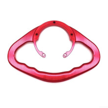 Motorcycle Passenger Grab Bar CNC Aluminum Tank Handle for CFMOTO 20202024 Red AntiSlip
