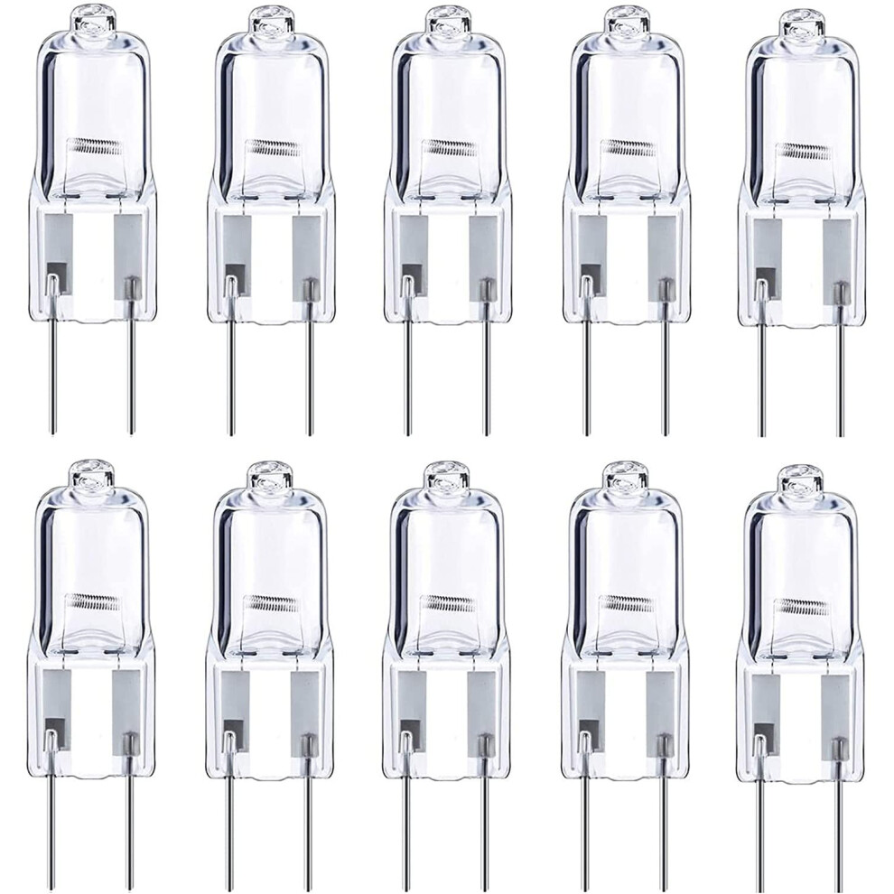G6.35 12V 50W Crystal Projector Pine Shadowless Halogen Beads Bulbs (Pack Of 10) 35W Warm Warm 35W Light 9119770349422
