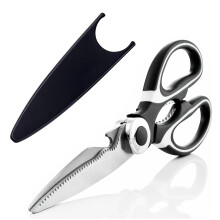 Kitchen Scissors Heavy Duty MultiPurpose Cooking Shears Black Sharp Utility Scissors For Food