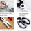 Kitchen Scissors Heavy Duty MultiPurpose Cooking Shears Black Sharp Utility Scissors For Food 4