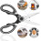 Kitchen Scissors Heavy Duty MultiPurpose Cooking Shears Black Sharp Utility Scissors For Food 3