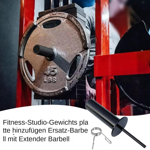 Weight Stack Adapter  Weight Shield Loading Pin, Stack Extender Pin  Barbell Plate Attachment 1