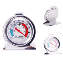 Gefrierschrankthermometer aus Edelstahl für die präzise Überwachung des Kühlschrankklimas ohne Batterien