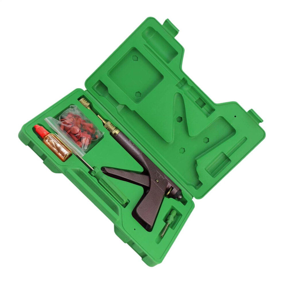 Tire Puncture Kit, Kit Â Compressor, Vacuum Tool, Valve For Tubeless, Professional Trail Tractors, Dirt Bikes, Lawn Trucks 9119770349361
