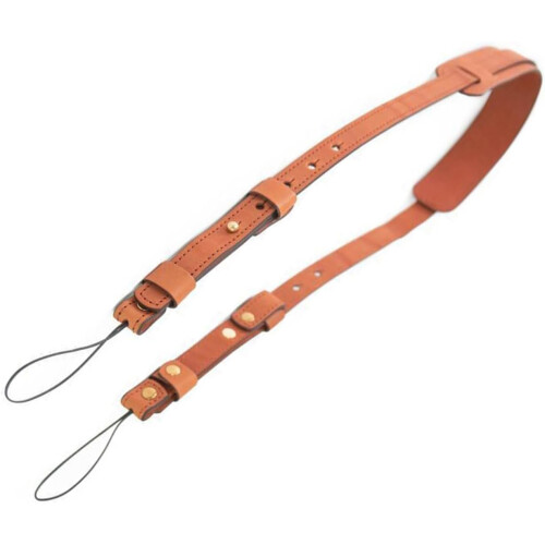 Shoulder Camera Strap Leather For Two Cameras, Double Camera Strap, Adjustable Length, DSLR and Mirrorless Compatible 2