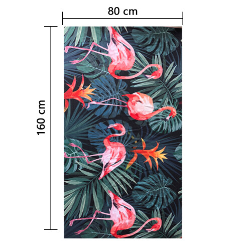 Πετσέτα θαλάσσης Flamingo, εξαιρετικά απορροφητική, εξαιρετικά συμπαγής, πολλαπλών 2