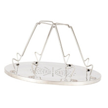 Stainless Steel Toast Rack For Kitchen Outdoor BBQ Compact Roasting Shelf Easy To Clean Sandwich And Toaster Holder