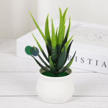 Simulation Plant 3Pack Potted Mini Fake Plants For Indoor Office Desk Farmhouse Decor A02