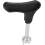 Golf shoe spike wrench style remover tool for improved maintenance, black 5
