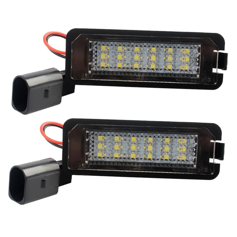 4Pcs Led License Plate Replacement, Waterproof Car Led Bulb, Lumen Brightness Light 9119770350060