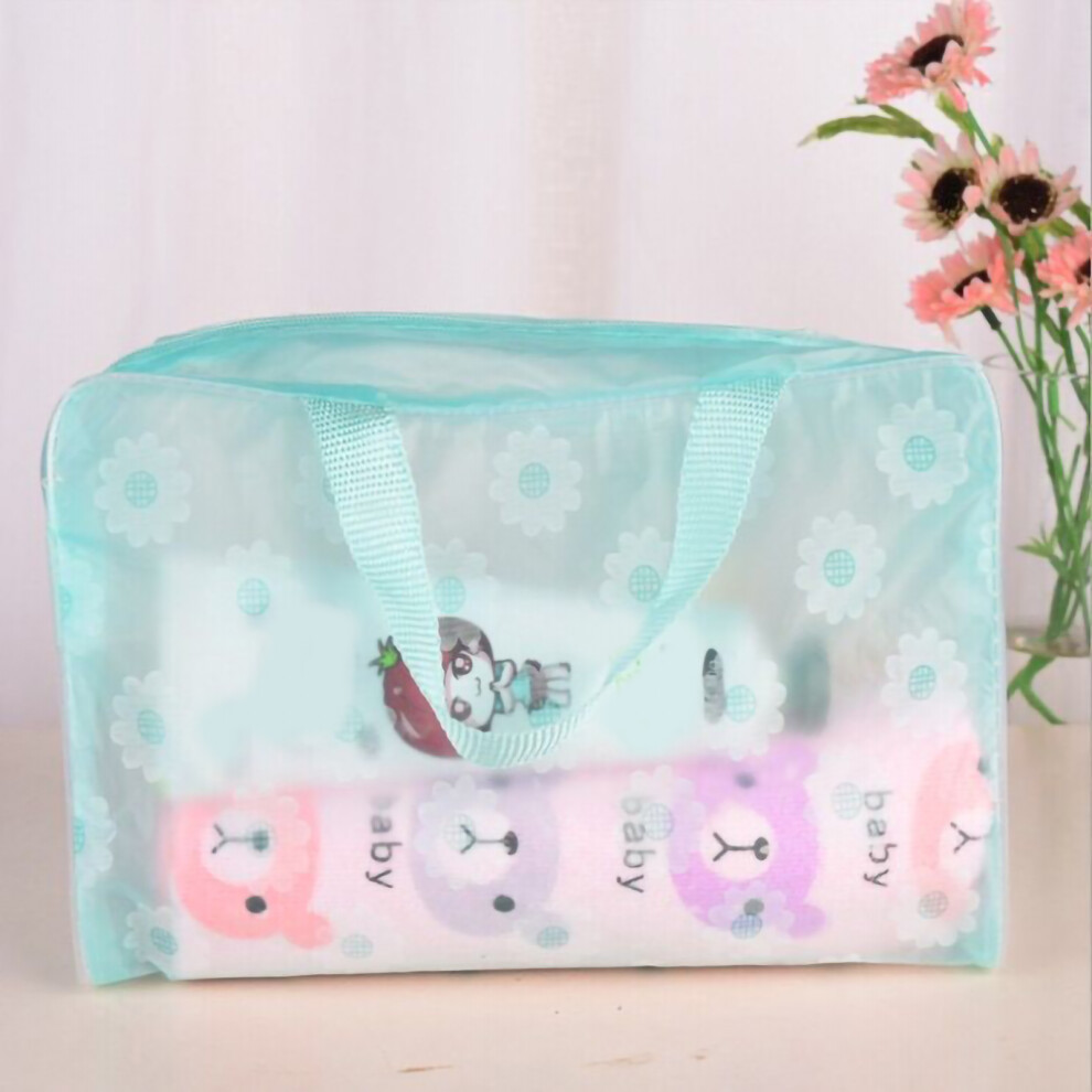 Waterproof Cosmetic Storage Pouch Clear PVC Toiletry Bag With Zipper Handle For Travel Bathroom Organizer Transparent Makeup Bag Waterproof Travel Toi