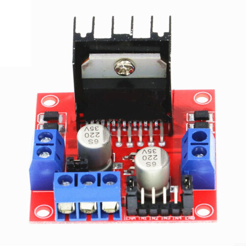 H Bridge Drive Module L298N Effective Control Unit for DC Motors in Robot Design
