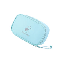Portable First Aid Bags Blue Empty Travel Medical Supplies Organizer Bag For Travel Home Camping Office