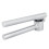 Θραυστήρας σκόρδου από ανοξείδωτο ατσάλι, εργονομική λαβή, συμπαγής αποθήκευση, 5