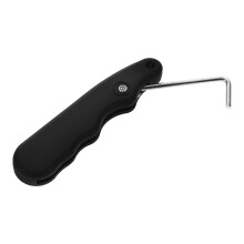 Stainless Steel Shoelace Tightener Tool For Ice Hockey And Roller Skates, Foldable Lace Puller For Figure Skating Boots
