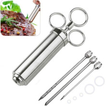 Meat Seasoning Injector Kit Brine Turkey Basting Seasoning Food Grilling Tools