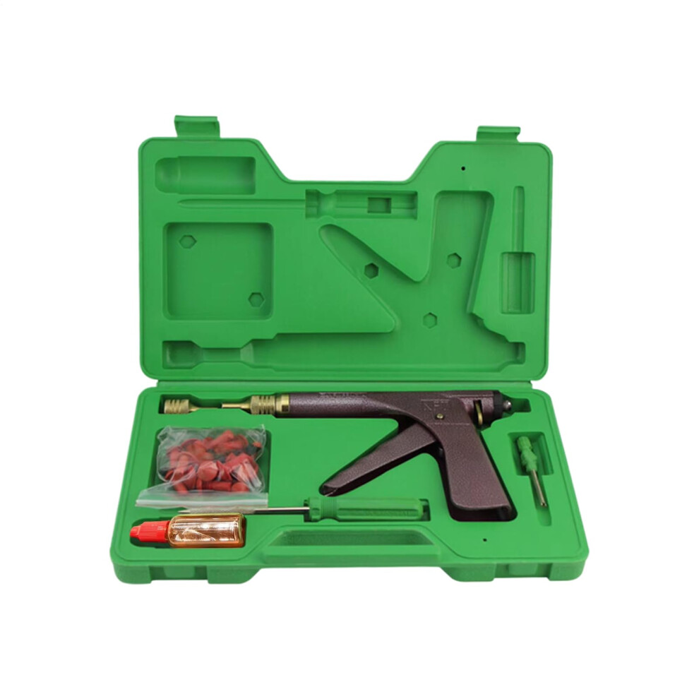 Motorcycle Tire Kit, Tire Plug Kit, Portable, Professional Tubeless Tool, Compressor For Tractor, Offroad Vehicle, Dirt Bike, Trail Mower 9119770349811