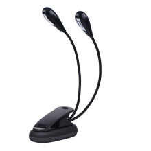 ClipOn Lamp, Music Stand Light, Double Adjustable Arm Light, Reading Lamp