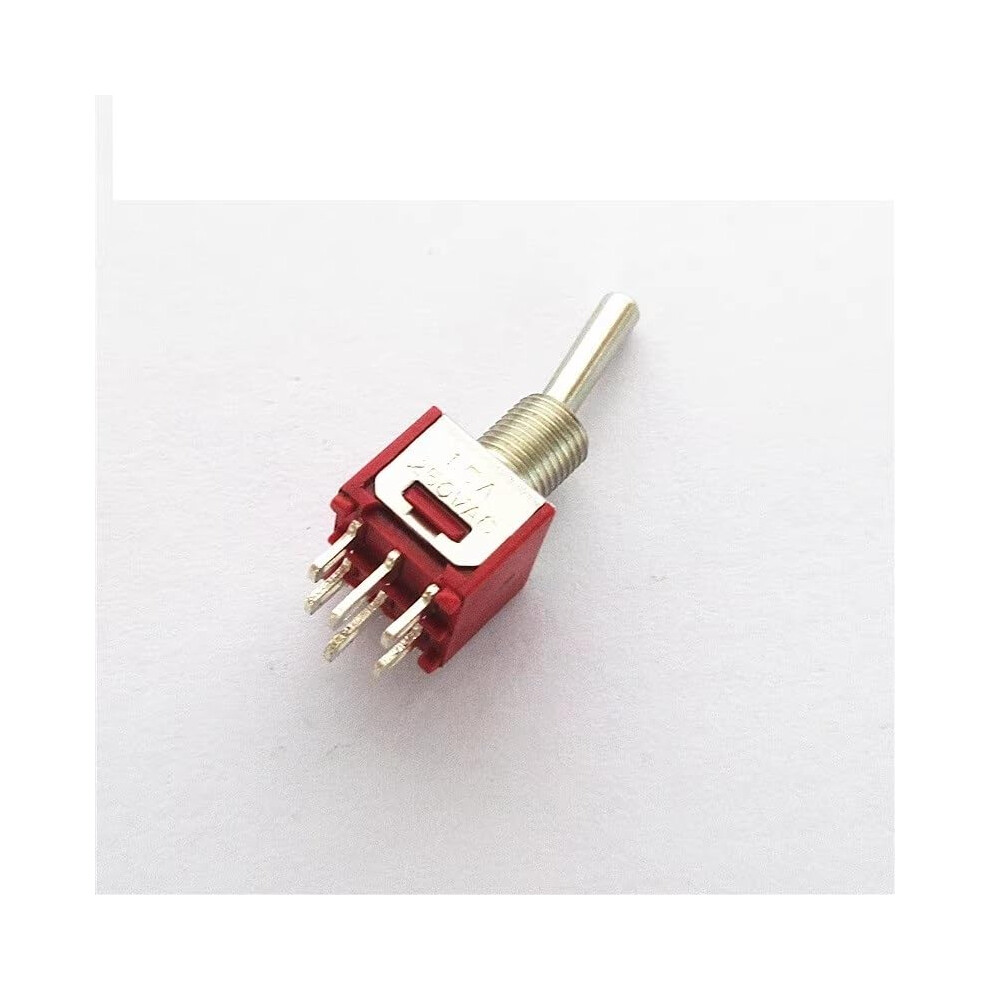 5Mm Opening Button Swing Toggle Switch, 6P, 3Position, 1.5A/250V 9001264510619