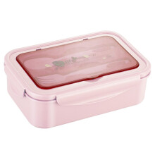 Recipiente portátil para alimentación saludable, cierres a prueba de fugas aptos para niños, lonchera estilo bento con material seguro para la