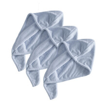 Mikrofaser-Haarhandtuch, das ultimative Haarpflege-Accessoire, trocknet und schützt das Haar, ideal zum Schminken und Baden, 3er-Pack,