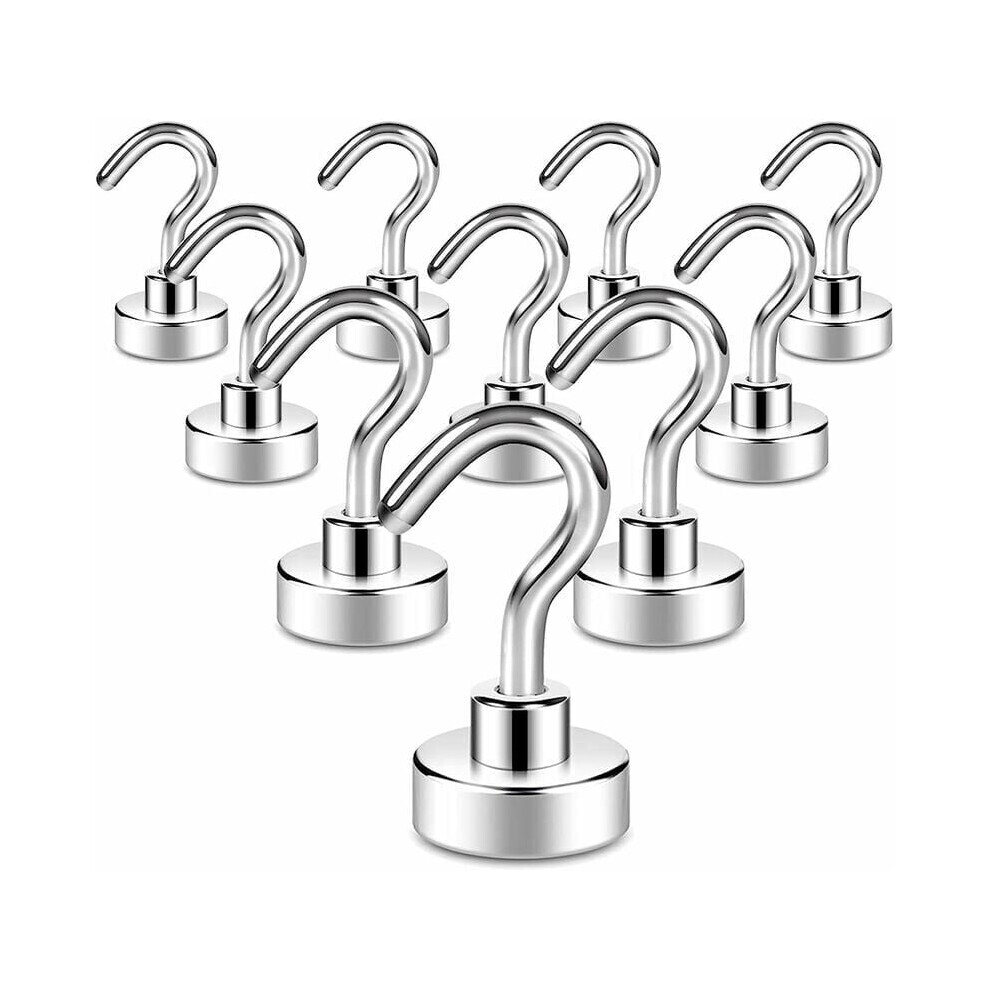 Industrial Grade Magnetic Hooks, Neodymium Rare Earth Magnets Heavy Duty Hooks For Cruise Ship Essentials, Versatile Use Hooks For Hanging In Bathroom 9454554139050