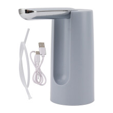 Vattenpump för 5-gallonskanna med kvantitativa inställningar, multifunktionell USB-laddningsdispenser i säker och kompakt design, kompatibel med