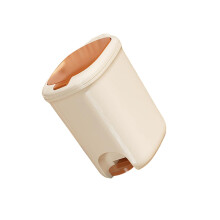 FootOperated Trash Can With Lid Metal BarrelShaped Garbage Bin Model C And D