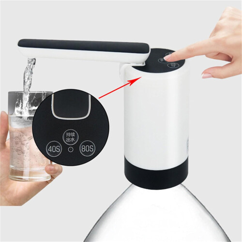 USB Rechargeable Electric Foldable Intelligent Water Suction Device 2