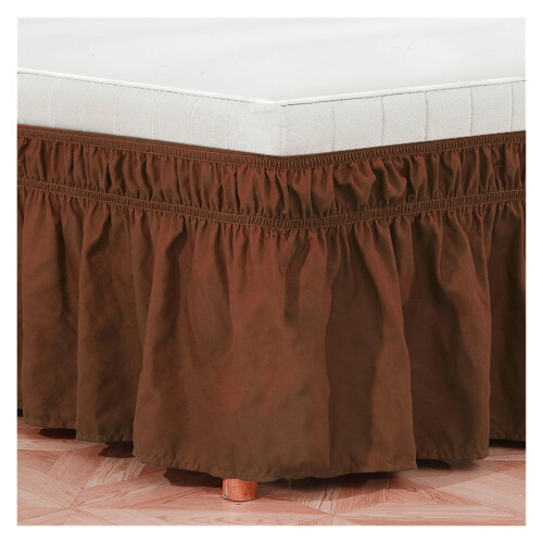 Bettrock elastic skirts, bed ruffles, pastoral, solid color, Full H15