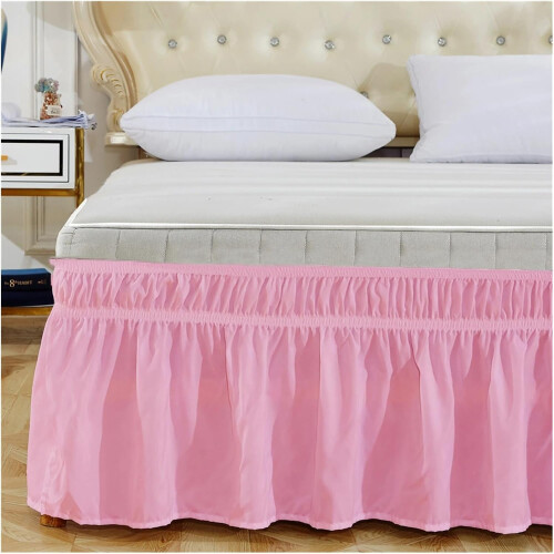 Bettrock elastic skirts, bed ruffles, pastoral, solid color, Full H15 2