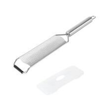 Multipurpose stainless steel kitchen tool for household vegetable slicer and lemon zester for cooking enthusiasts.