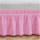 Bettrock elastic skirts, bed ruffles, pastoral, solid color, Full H15 4