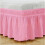Bettrock elastic skirts, bed ruffles, pastoral, solid color, Full H15 2