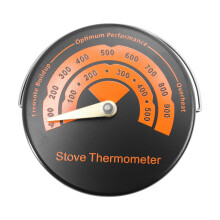 1 piece oven thermometer for wood stove, magnetic, precise temperature measurement