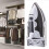 Electric Iron Holder,  Temperature Resistant, Sturdy, Easy to Install with Hooks 3