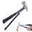 Camping Hammer, Zelthammer  29.5cm Tent Peg Hammer with Pull Hook  Ergonomic Grip 1