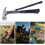 Camping Hammer, Zelthammer  29.5cm Tent Peg Hammer with Pull Hook  Ergonomic Grip 4