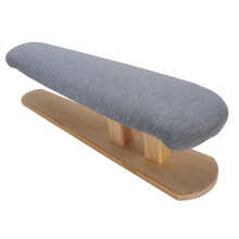 Ergonomic Base Ironing Board, Wooden Base, Compact Design, Padded Chest and Cover, NonSlip Sewing Ironing Board Suitable for Travel Use