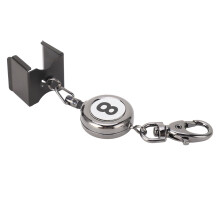 Billardkreidehalter, schwarz, automatisch,